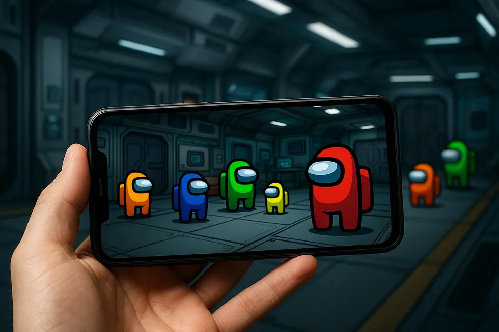 Among Us 2 A snapshot of the Among Us game interface on an Android device.