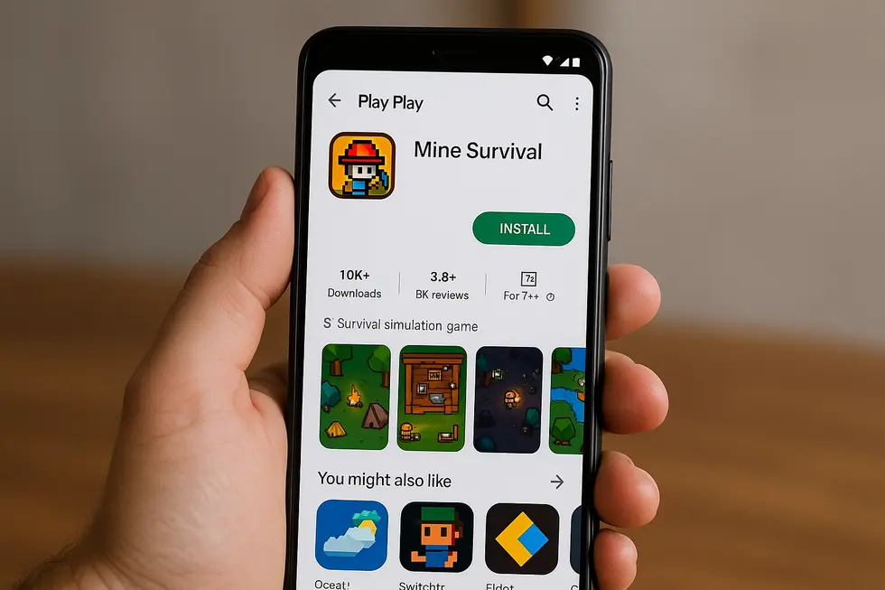 Mine Survival 2 Download Mine Survival from the Google Play Store with ease.