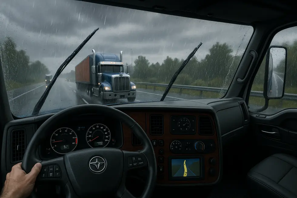 Truck Simulator Big Rigs 3 The evolution of truck simulator games from simple to advanced graphics.