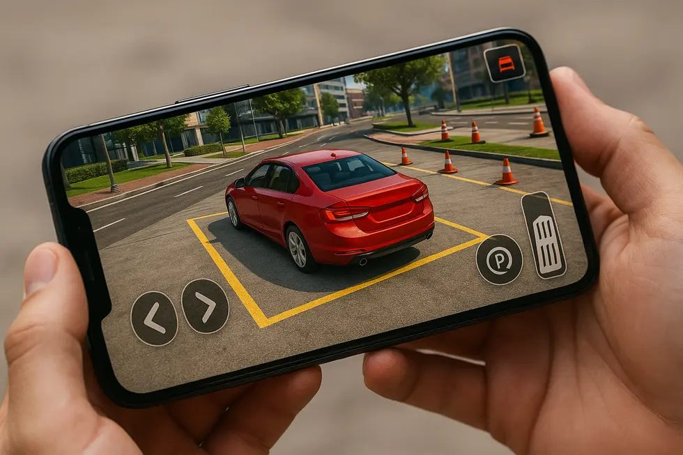 Car Parking Simulation 3 Explore the realistic mechanics of car parking simulation games for Android.