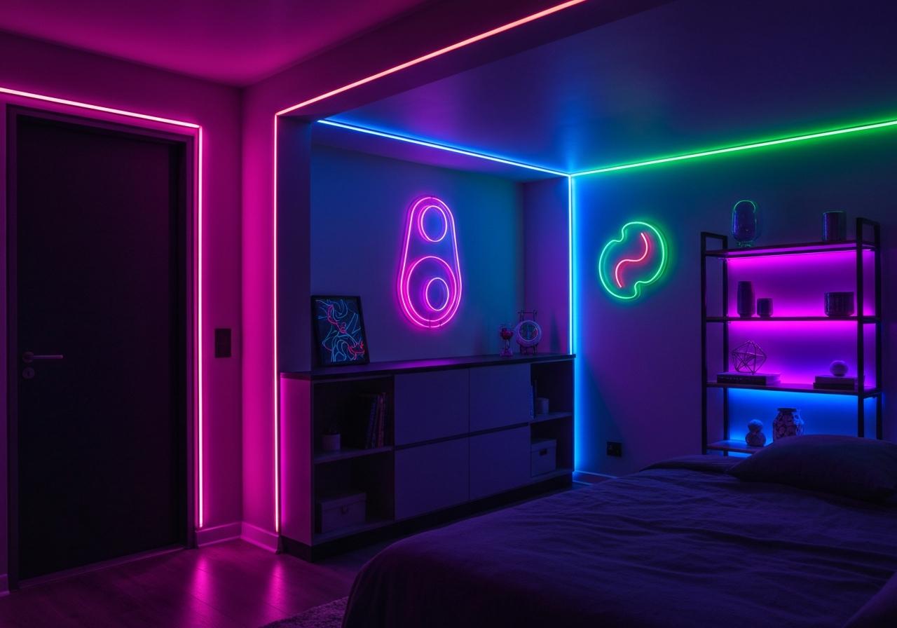 Neon Blast 3 7 Electrifying Ways to Bring the Neon Vibe into Your Room